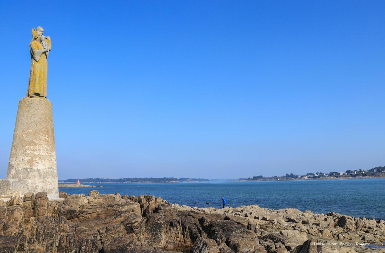 Locmariaquer - Duplex 4 Pers - Acces Direct A La Plage Kültér fotó